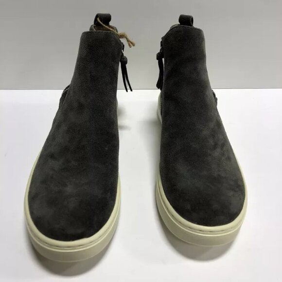 Sofft Women Sofft Women’s Britton Zip Grey Suede Ankle Boots Size 6 M